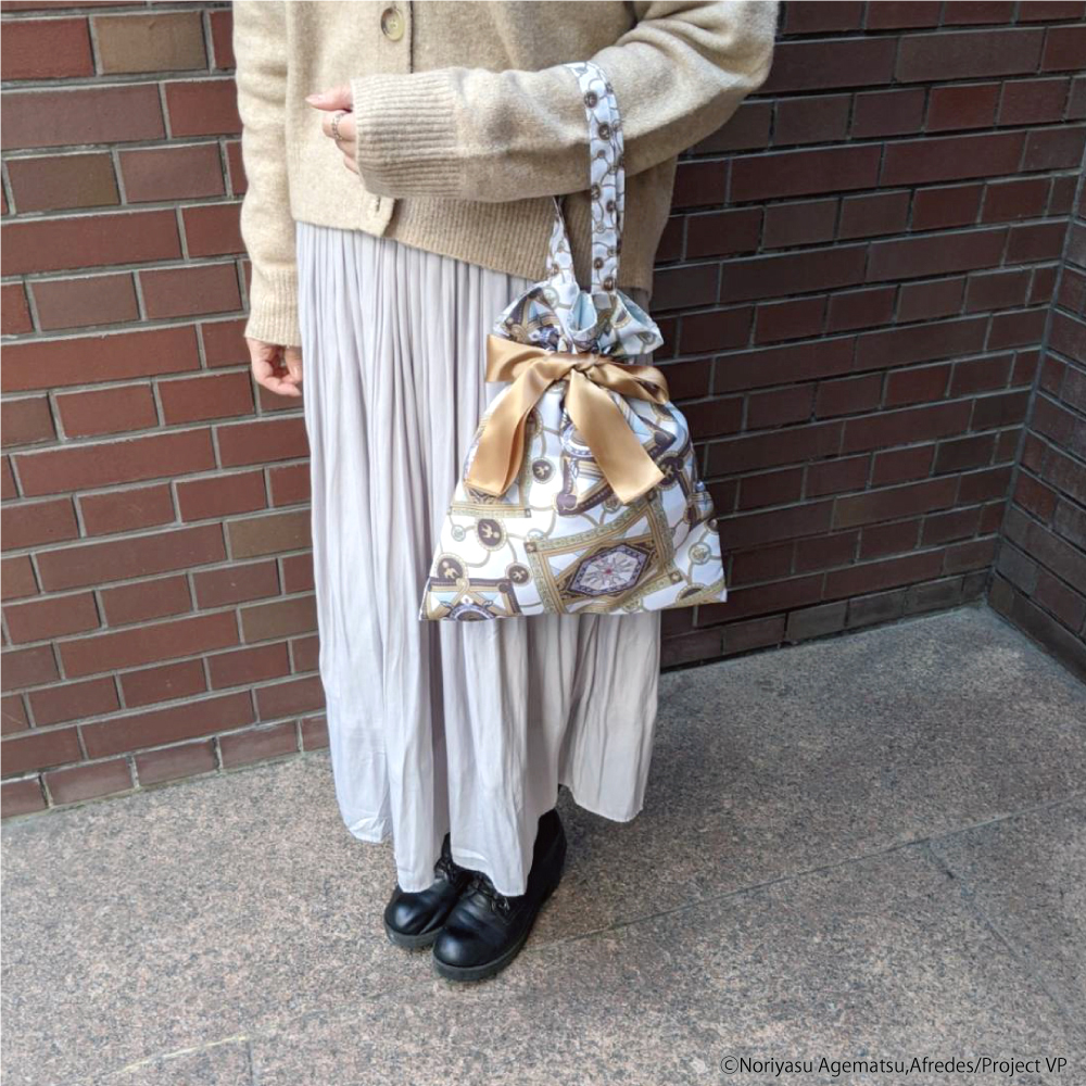 ヴィジュアルプリズン】リボン巾着トートバッグ - 株式会社ハゴロモ