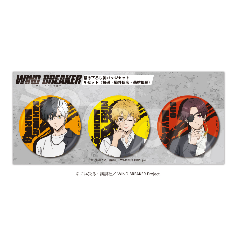 WIND BREAKER 缶バッジセット 2026 カレンダーver 梶蓮 グッズ-バッチ 